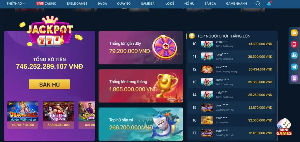 Ưu đãi và Khuyến mãi Lucky 8 Tải Game